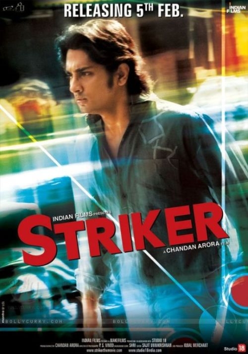 Striker movie poster with Siddharth Narayan
